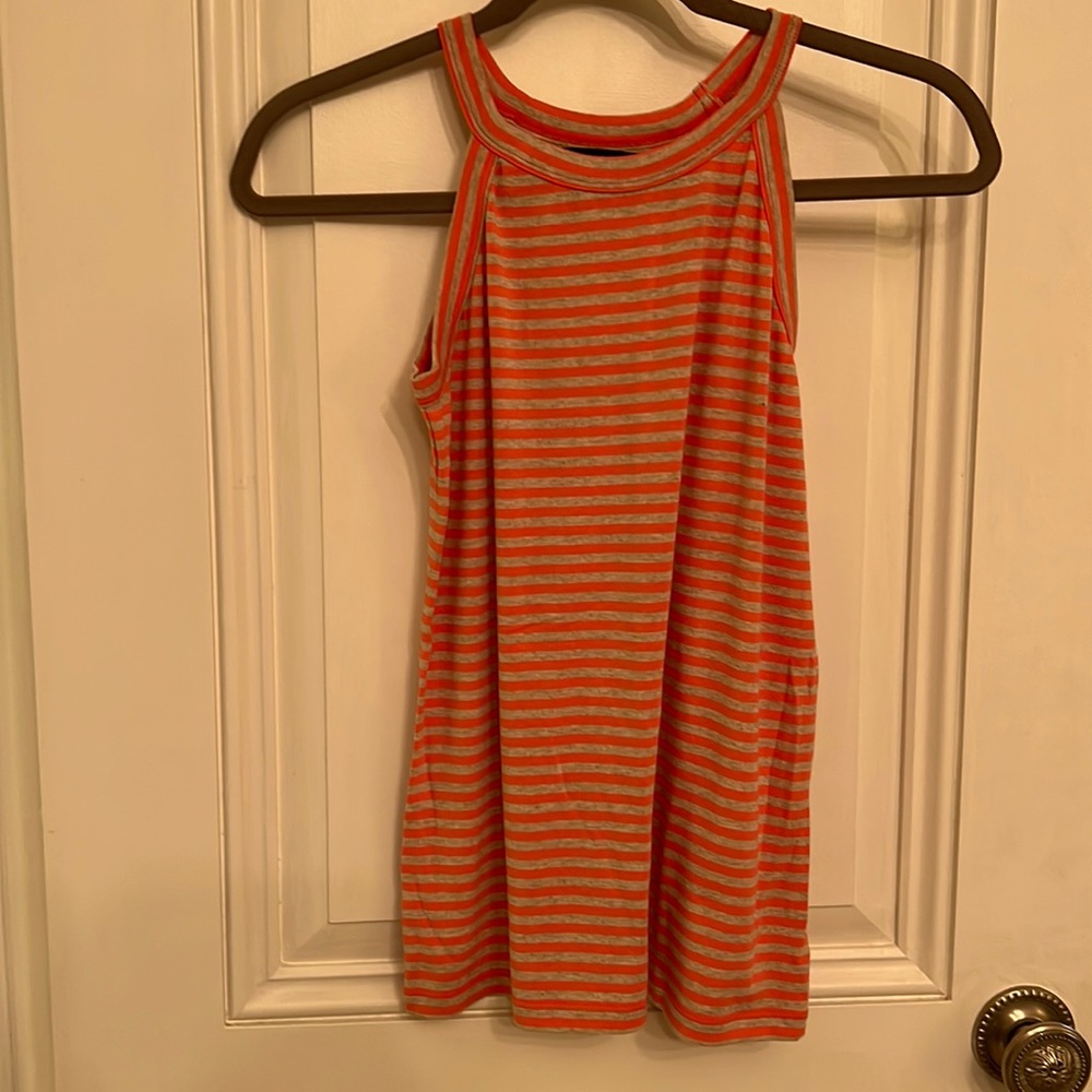 NWOT John Eshaya pink/gray tank